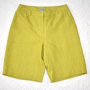 J. McLaughlin Shorts Women's 8 NEW Bermuda Linen